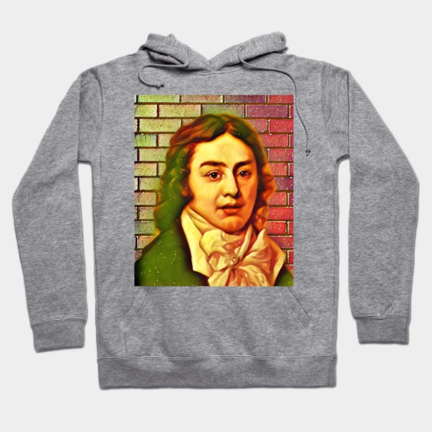 Samuel Taylor Coleridge Snow Portrait | Samuel Taylor Coleridge Artwork 15 Hoodie by JustLit